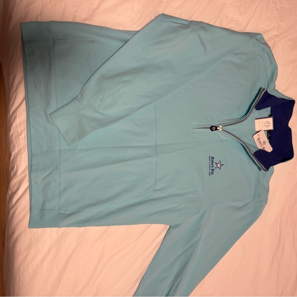 Bakers Bay Light Blue Half-Zip Pullover B Draddy